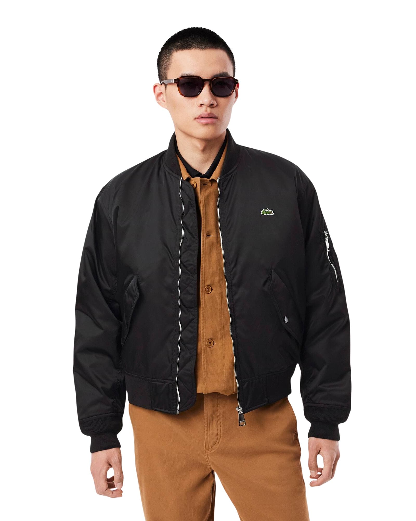 Lacoste Water-Repellent Padded Bomber Jacket thumbnail 2