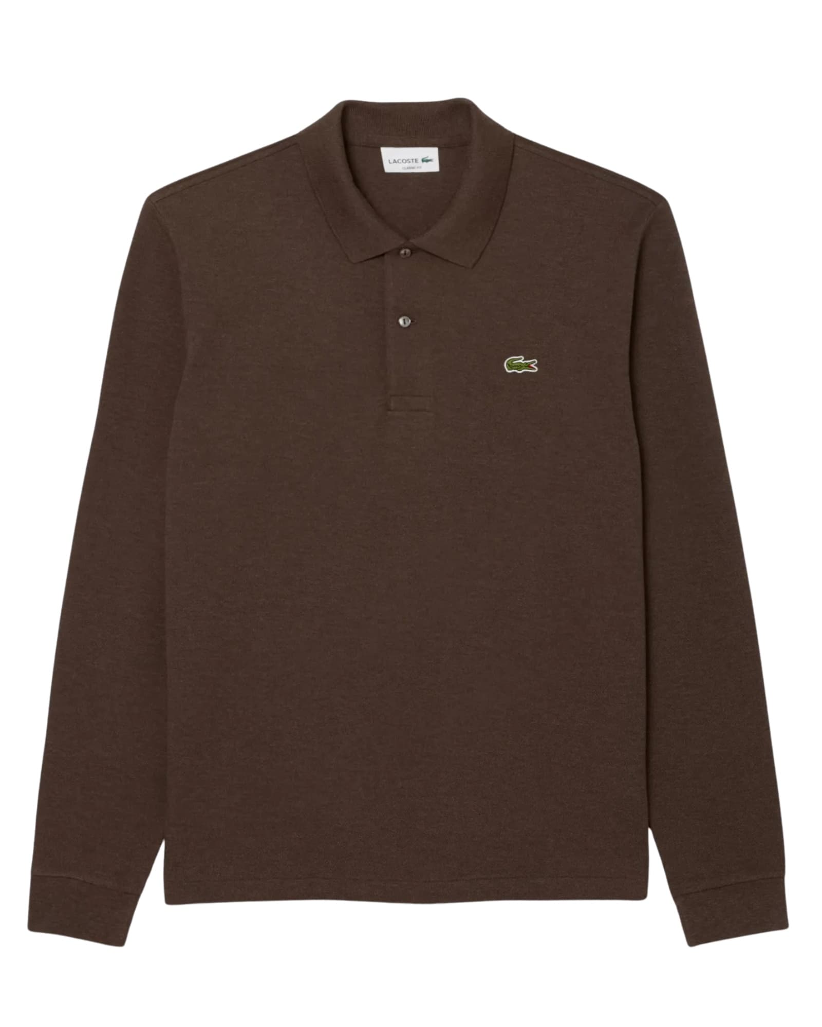 Lacoste Lacoste Original Long Sleeve Heathered Cotton Polo Shirt variant